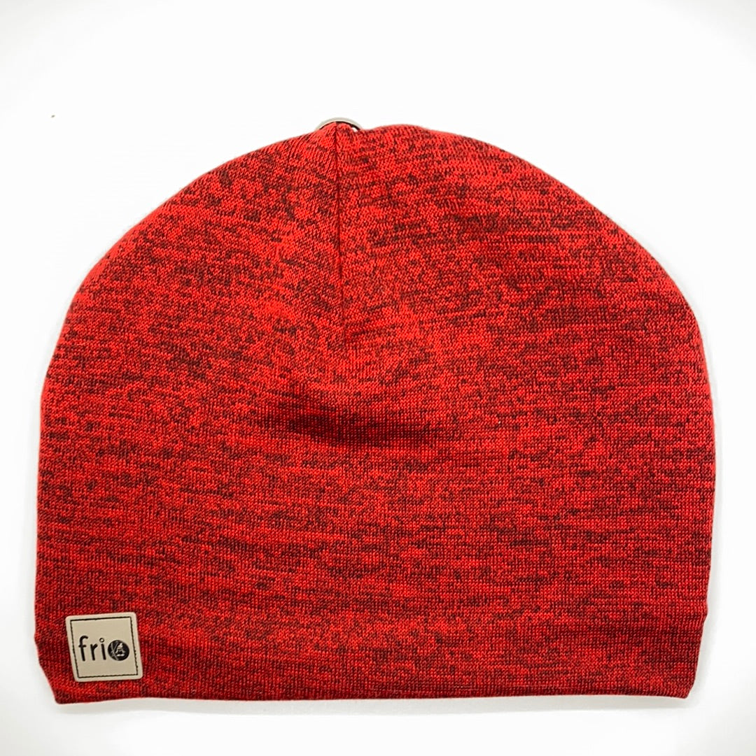 #046 Tuque Hiver Toute Rouge