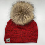 Charger l&#39;image dans la galerie, #046 Tuque Hiver Toute Rouge
